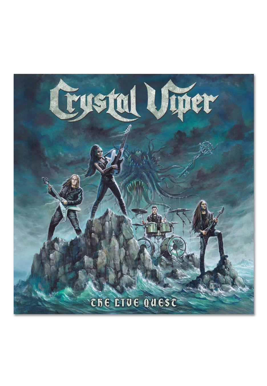 Crystal Viper - The Live Quest Yellow - Marbled Vinyl | Neutral-Image