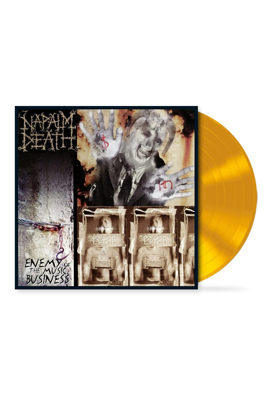 Napalm Death - Enemy Of The Music Business Yellow - Colored Vinyl