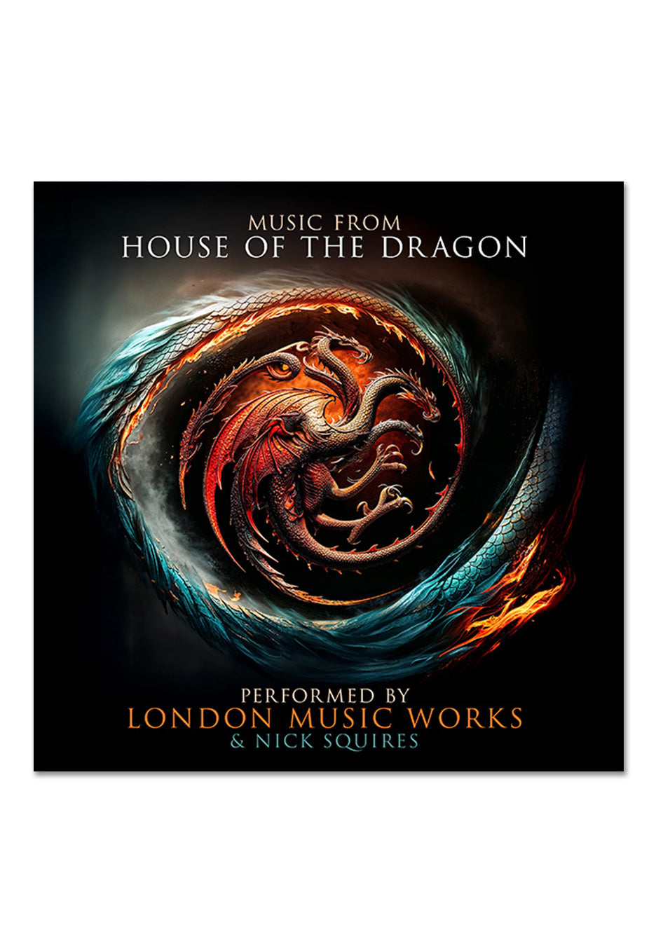 House Of The Dragon - Music From House Of The Dragon (London Music Works) Ltd. Orange Glow - Colored 2 Vinyl | Neutral-Image