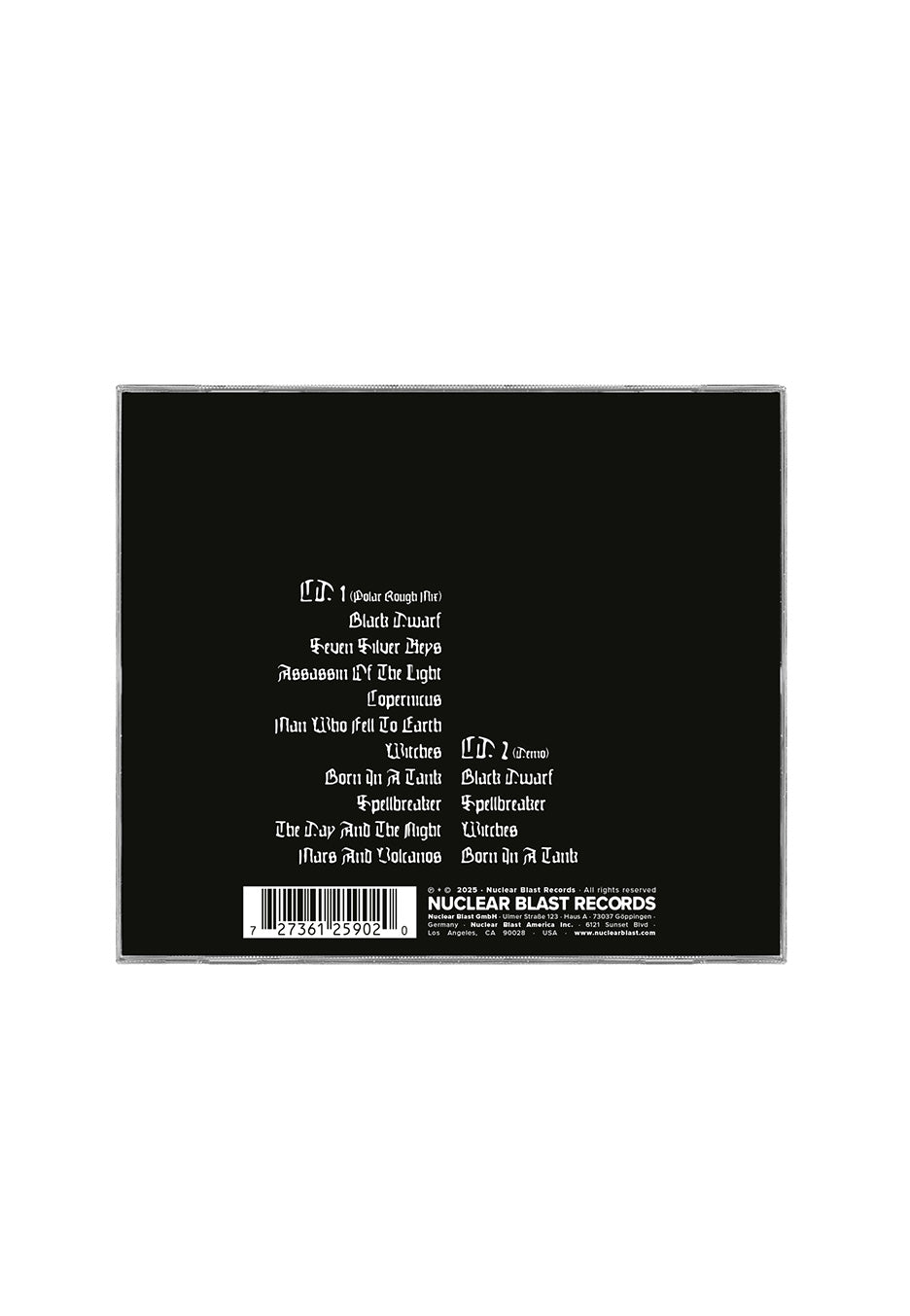 Candlemass - Candlemass (Polar Rough Mix) - 2 CD | Nuclear Blast