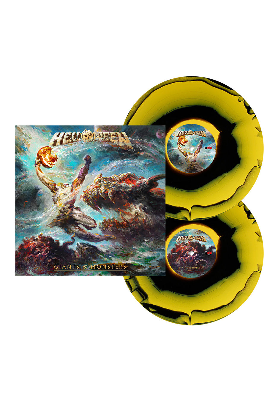 Helloween - Giants & Monsters Giant Black-Yellow - Colored 2 Vinyl | Neutral-Image