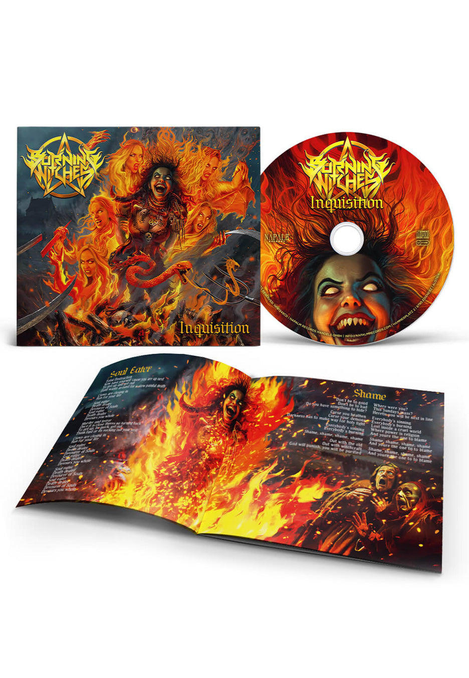 Burning Witches - Inquisition - Digipak CD | Neutral-Image