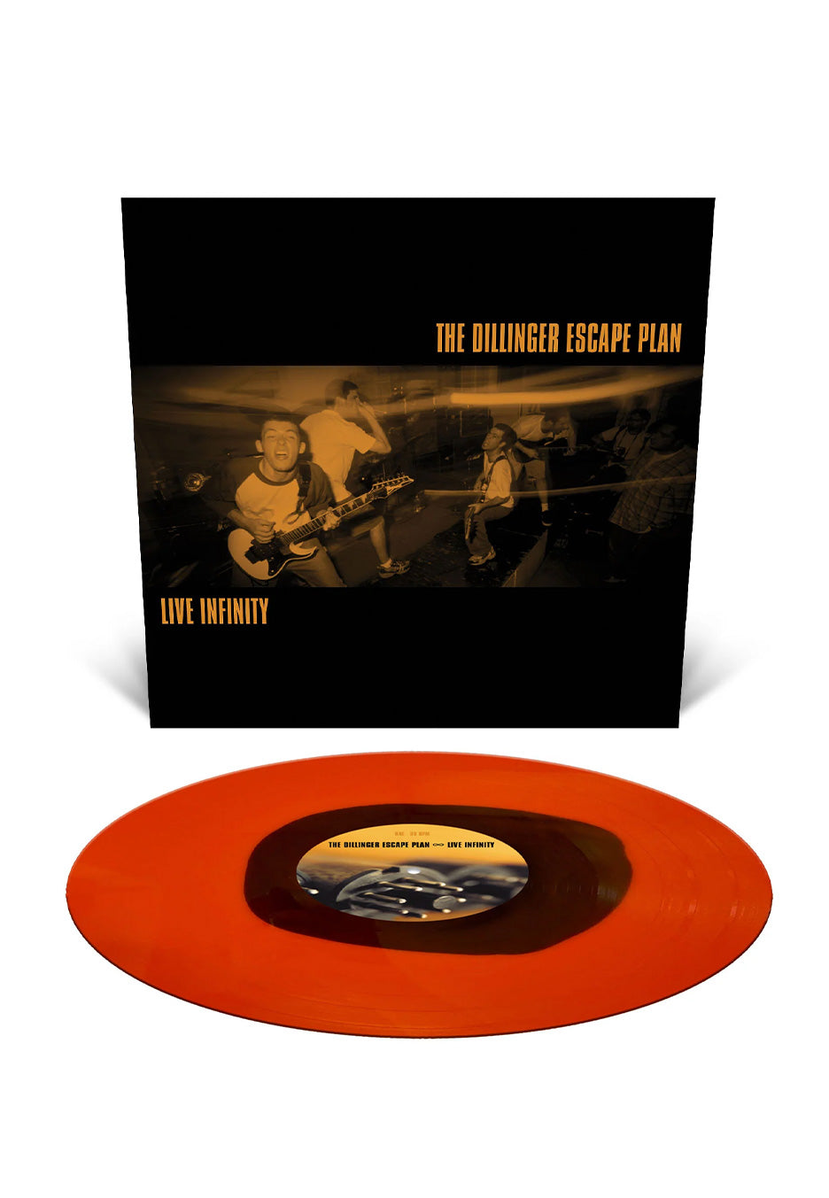 The Dillinger Escape Plan - Live Infinity Black Inside Orange Krush - Colored Vinyl | Neutral-Image