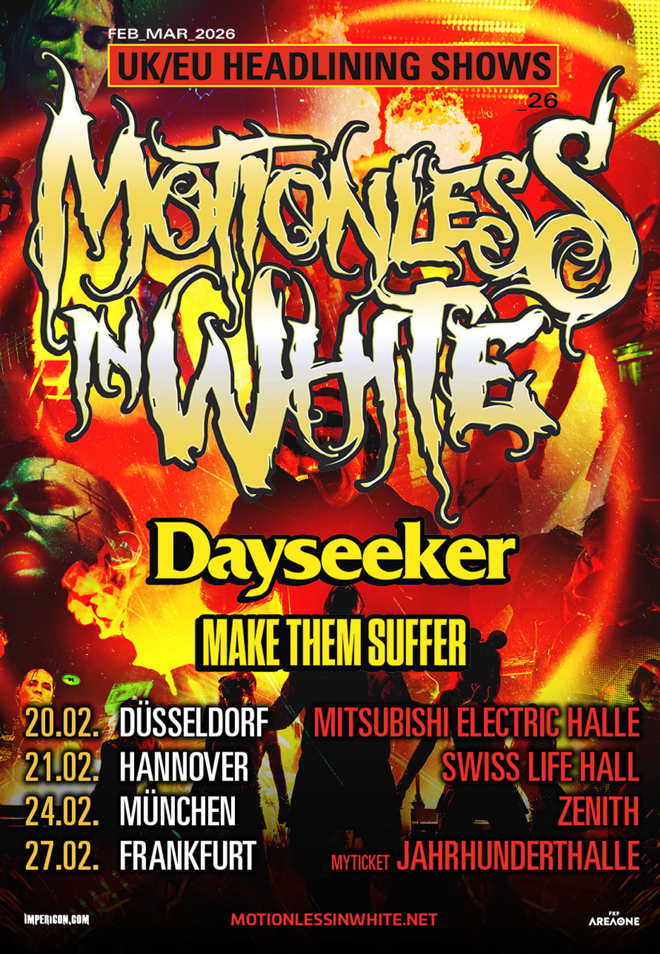 Motionless In White - 27.02.2026 Frankfurt - Ticket | Neutral-Image