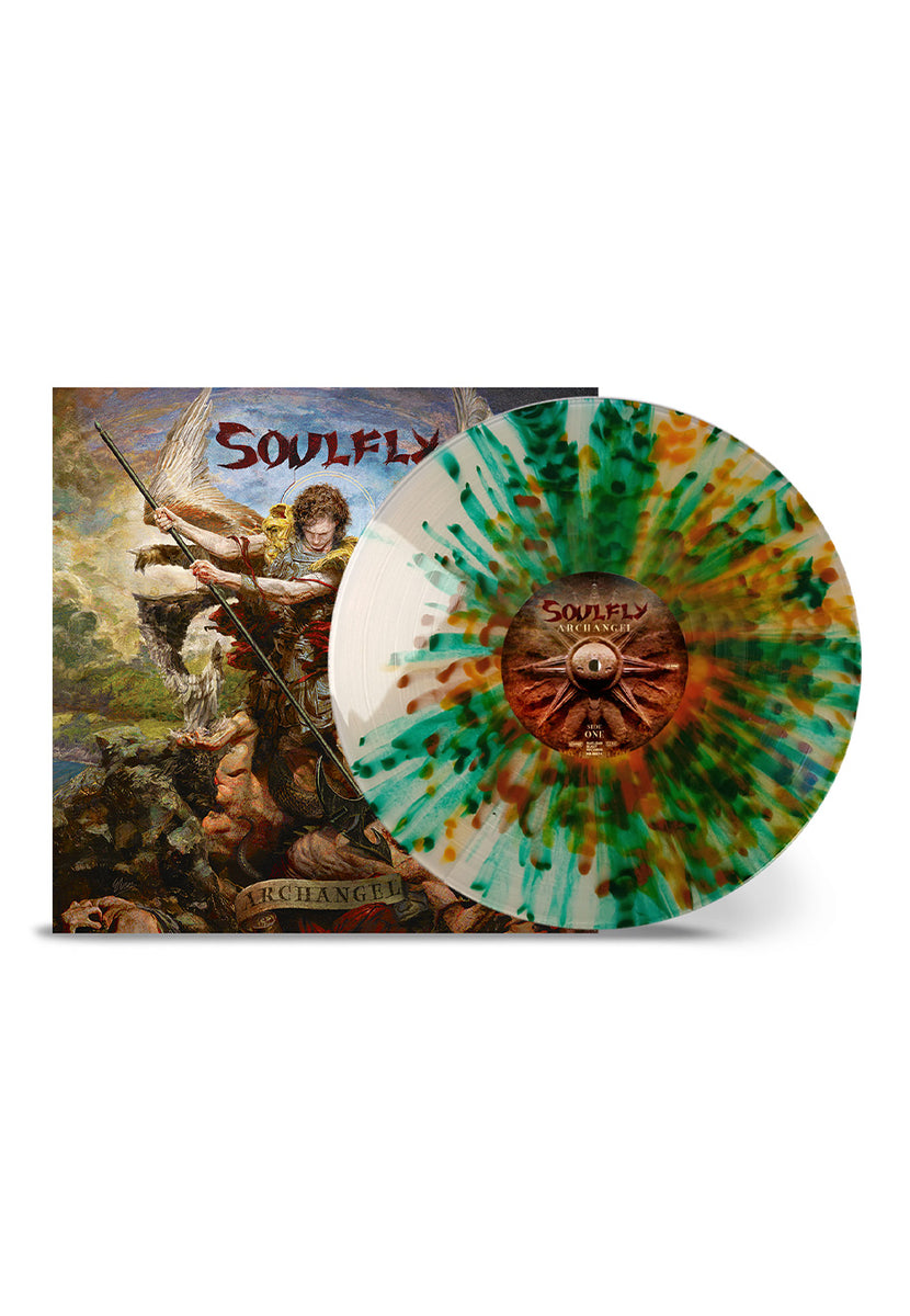 Soulfly - Archangel Ltd. Natural w Green/Orange/Brown - Splattered Vin