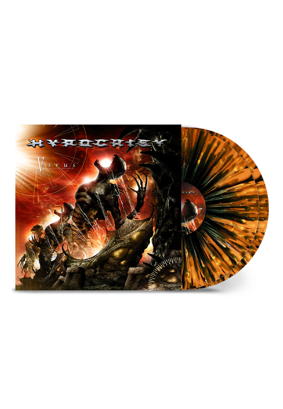 Hypocrisy - Virus (20th Anniversary Edition - Remaster 2025) Ltd. Orange/Black/White - Splattered Vinyl | Neutral-Image