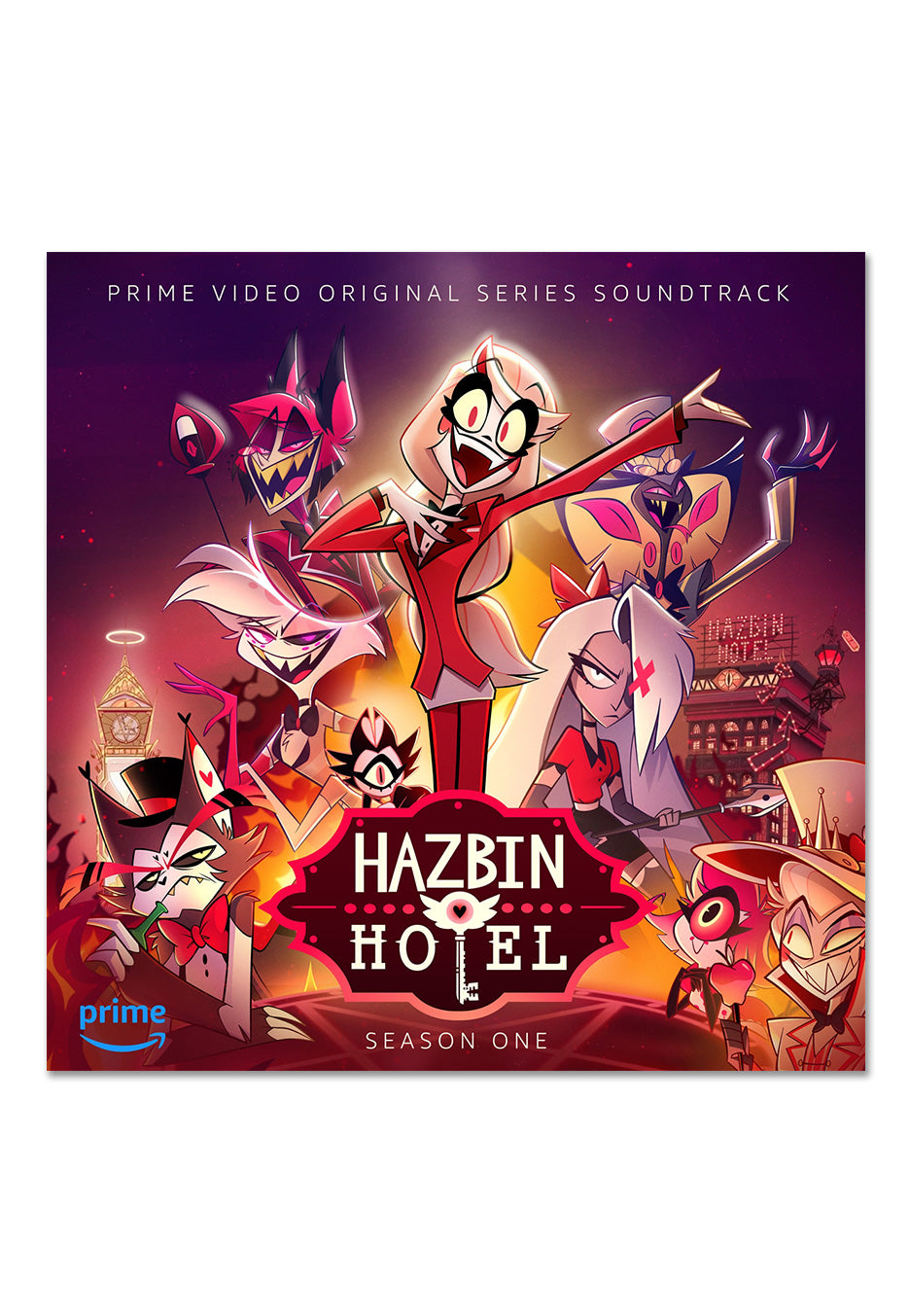 Hazbin Hotel - Hazbin Hotel OST Ltd. Grape Ghost - Colored Vinyl | Neutral-Image