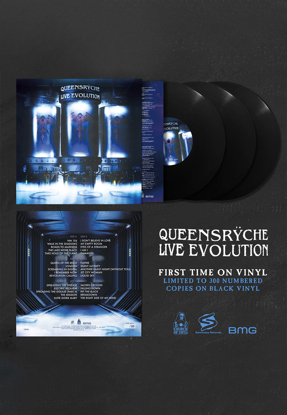 Queensryche - Live Evolution - 3 Vinyl | Neutral-Image