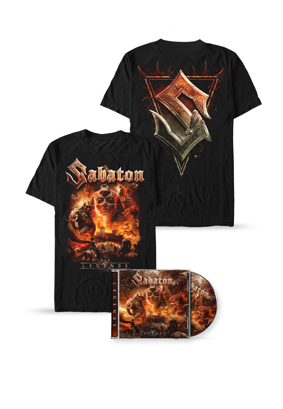 Sabaton - Legends Cover T-Shirt - CD Special Pack