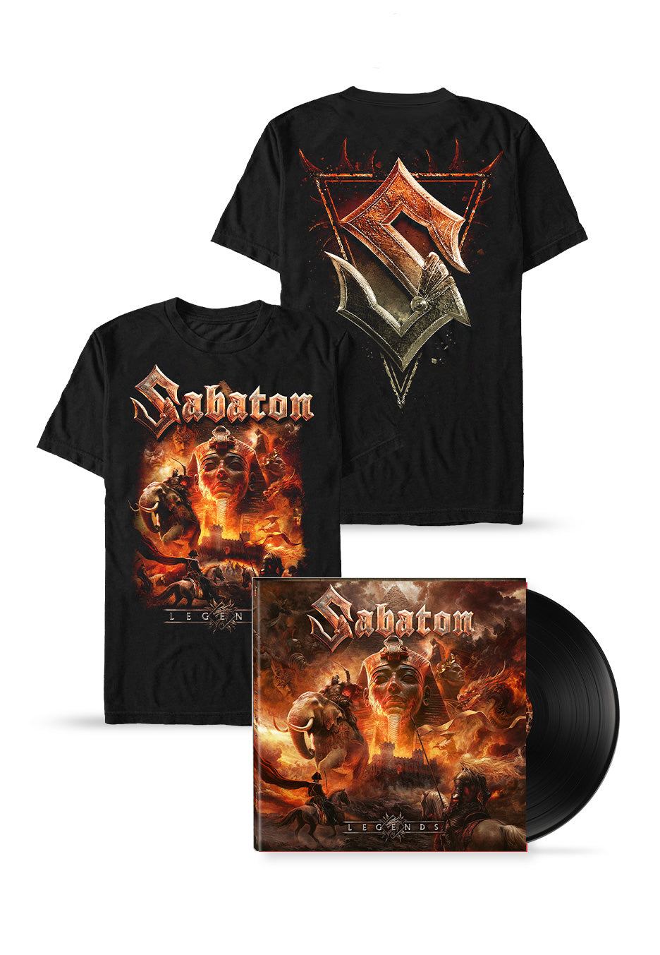 Sabaton - Legends Cover T-Shirt - Vinyl Special Pack