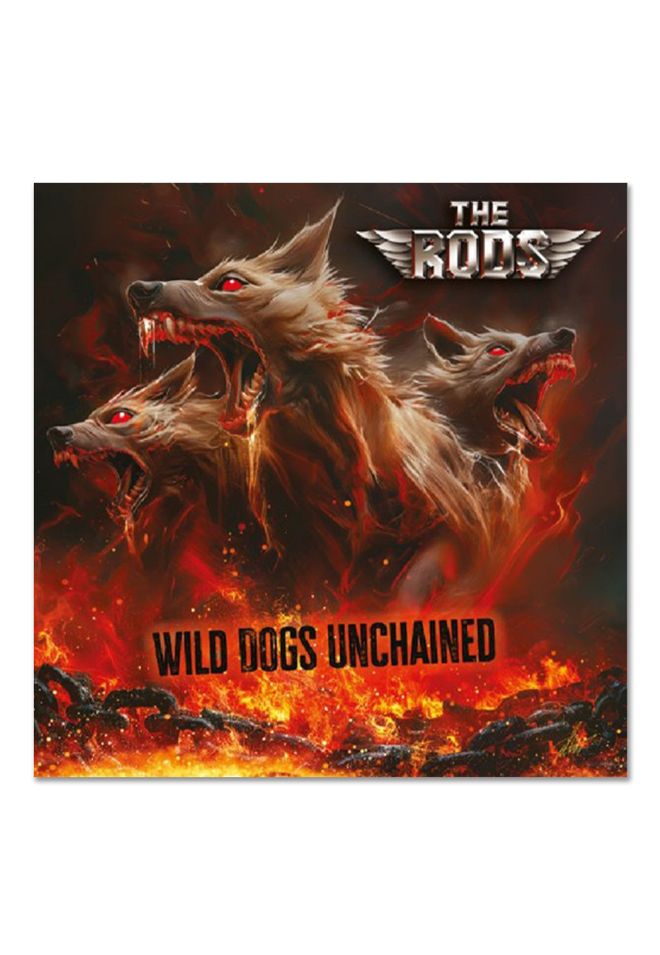 The Rods - Wild Dogs Unchained Ltd. Clear w/ Black - Splattered Vinyl  | Neutral-Image