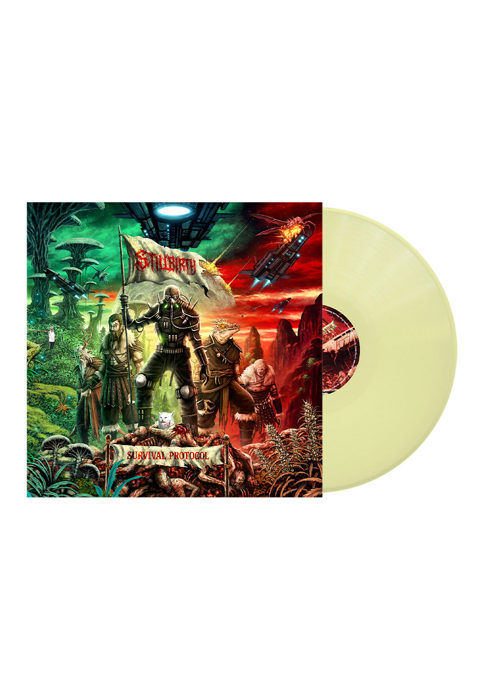 Stillbirth - Survival Protocol Transparent Lime - Colored Vinyl | Neutral-Image