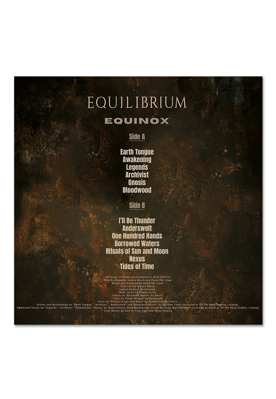 Equilibrium - Equinox Clear/Brown - Marbled Vinyl | Neutral-Image