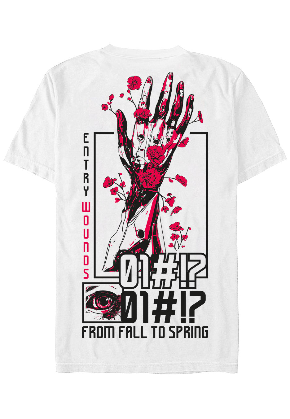 From Fall To Spring - Entry Wounds White - T-Shirt | Neutral-Image