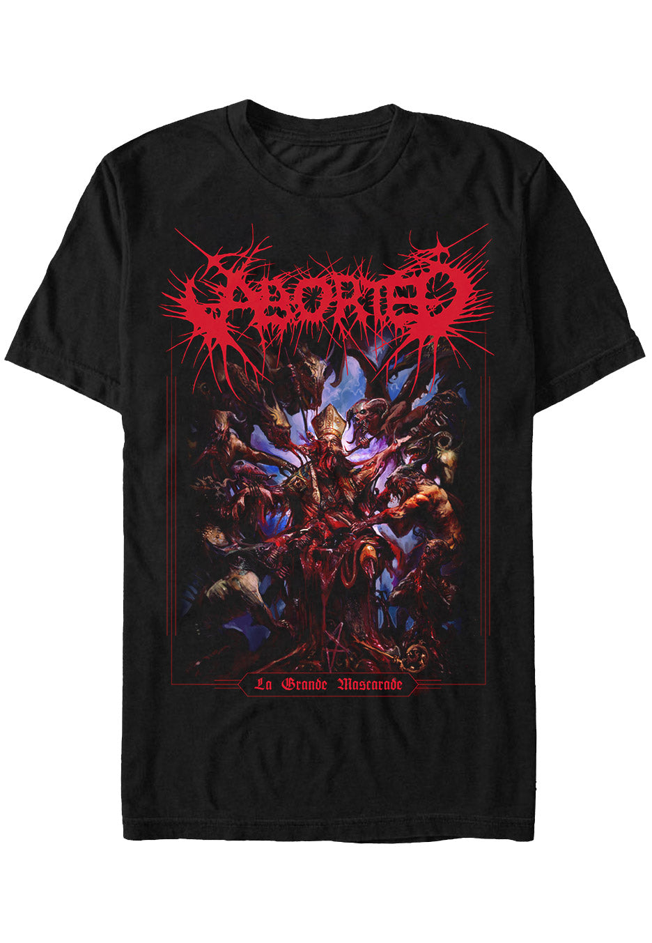 Aborted - La Grande Mascarade 2025 - T-Shirt | Neutral-Image