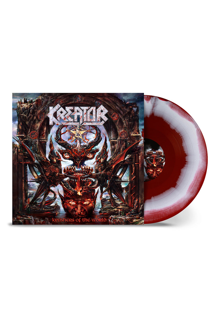 Kreator - Krushers Of The World Ltd. Dark Red/White Corona - Colored Vinyl | Neutral-Image