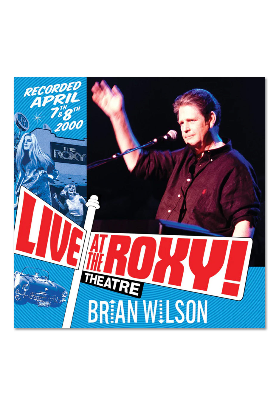Brian Wilson - Live At The Roxy Theatre (25th Anniversary Edition) Ltd. Red, White & Blue - Colored 3 Vinyl | Neutral-Image