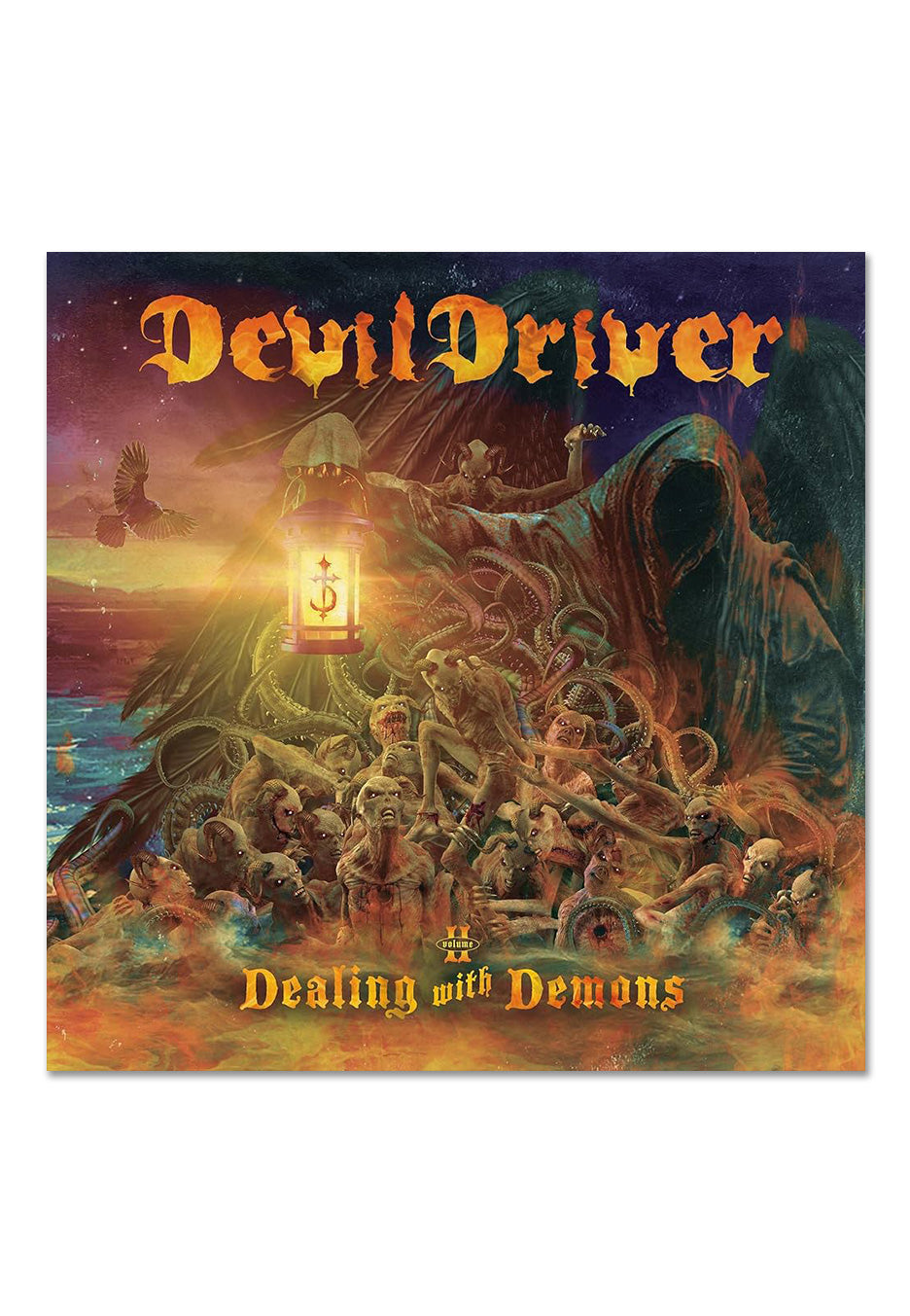 DevilDriver - Dealing With Demons Vol. II (Die Hard Edition) Ltd. Yellow/Violet w/ Black - Colored Vinyl | Neutral-Image