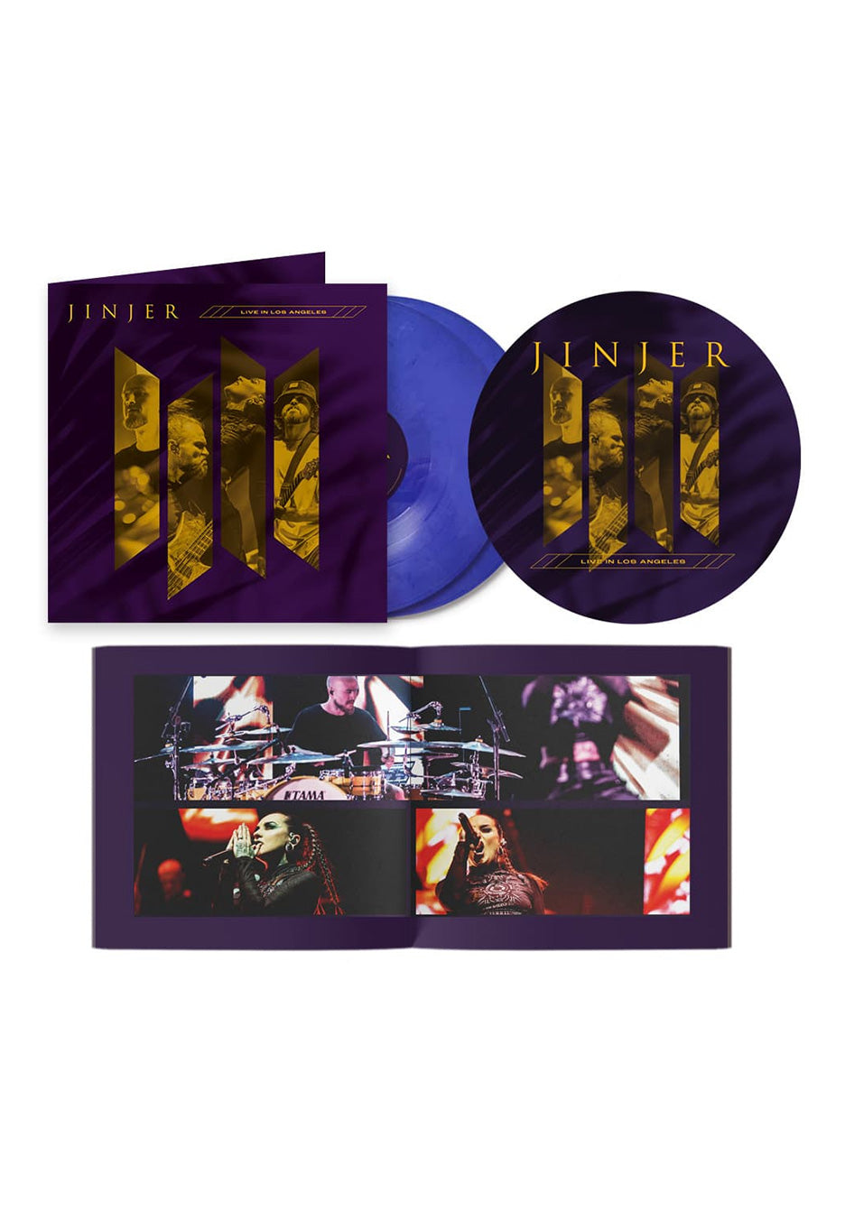 Jinjer - Live In Los Angeles (Die Hard Edition) Ltd. Purple/White - Marbled 2 Vinyl + Slipmat | Neutral-Image