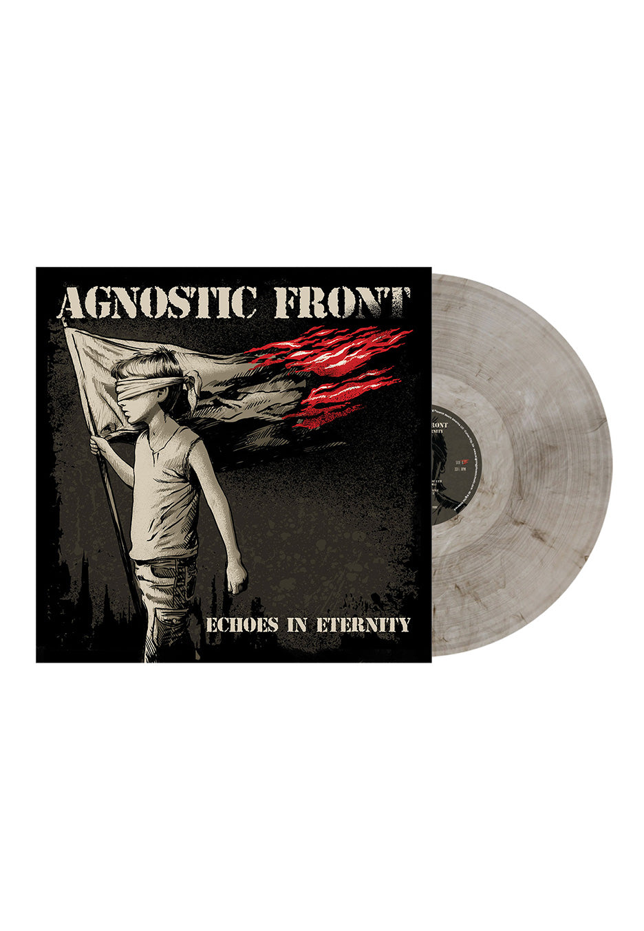 Agnostic Front - Echoes In Eternity Clear Silver Black Indie Exclusive - Marbled Vinyl | Neutral-Image