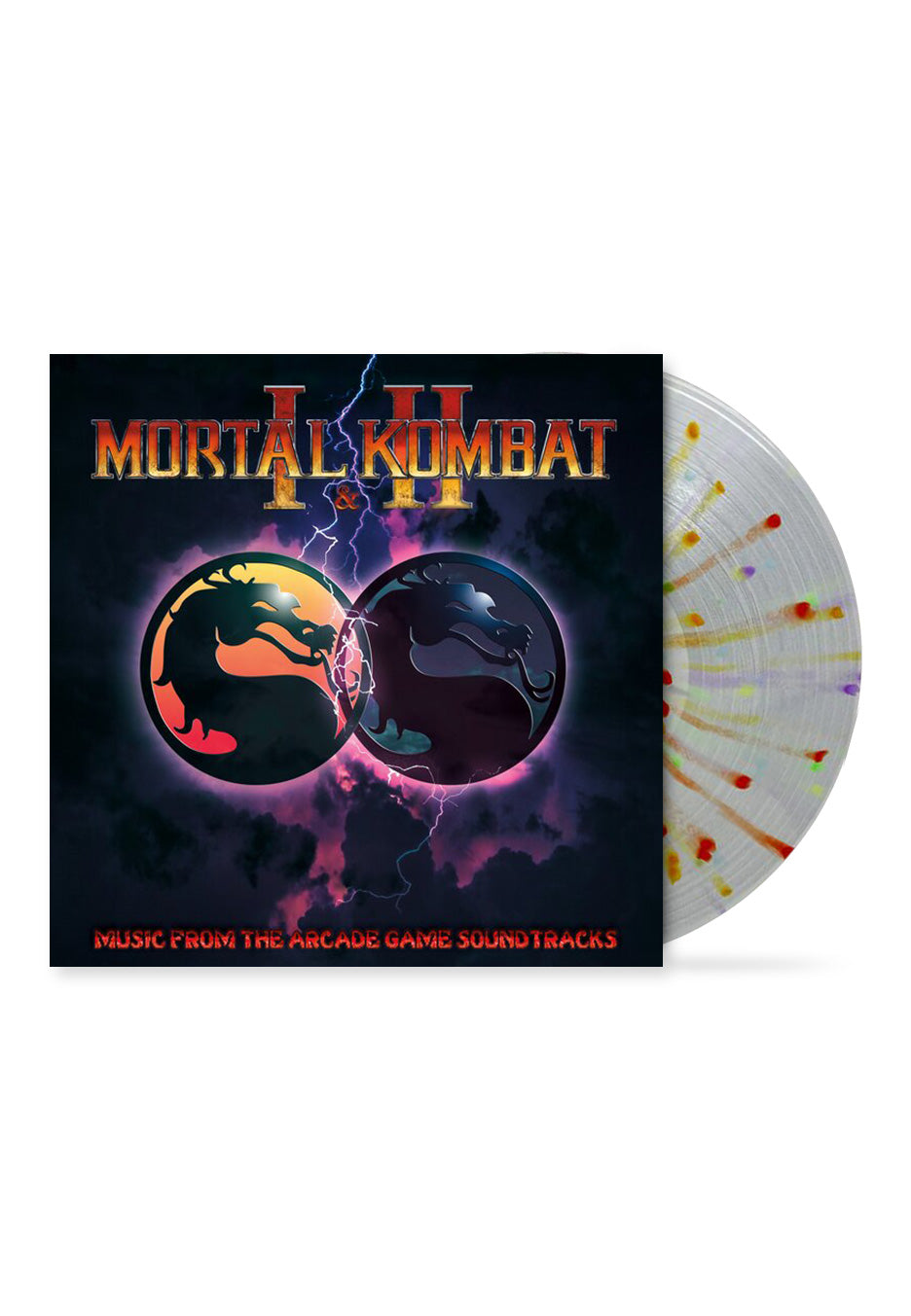 Mortal Kombat - Mortal Kombat 1 & 2 (Dan Forden) Ltd. Clear w/ Rainbow - Colored Vinyl | Neutral-Image