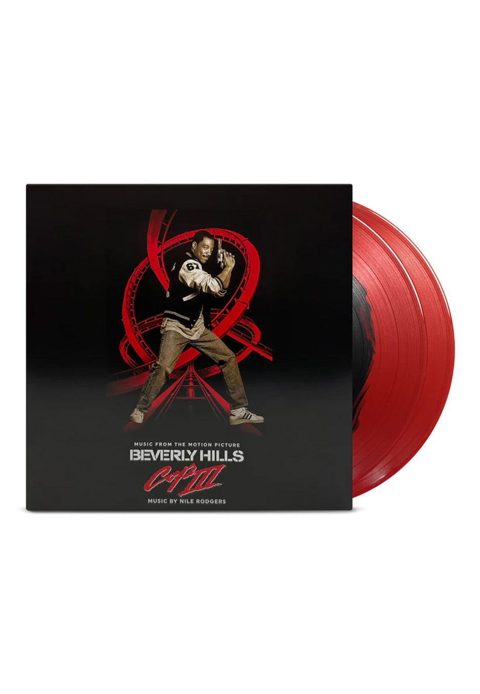 Beverly Hills Cop - Beverly Hills Cop 3 OST (Nile Rodgers) Ltd. Red/Black - Colored 2 Vinyl | Neutral-Image