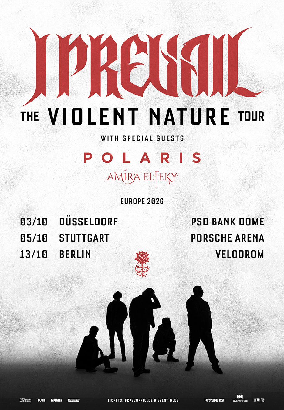 I Prevail - 03.10.2026 Düsseldorf - Ticket | Neutral-Image