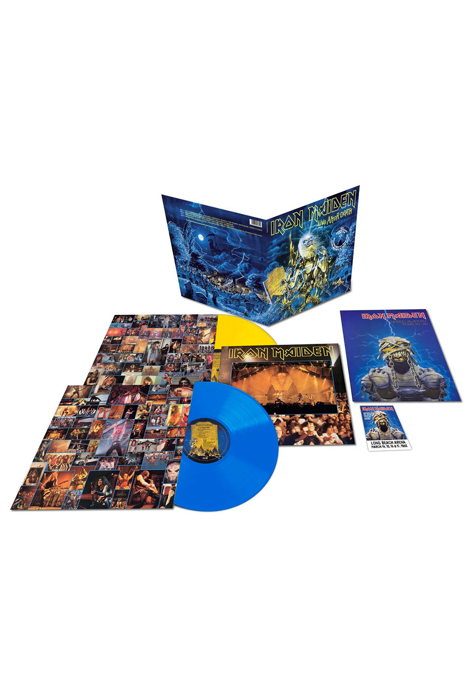 Iron Maiden - Live After Death (40th Anniversary) Ltd. Blue & Yellow -