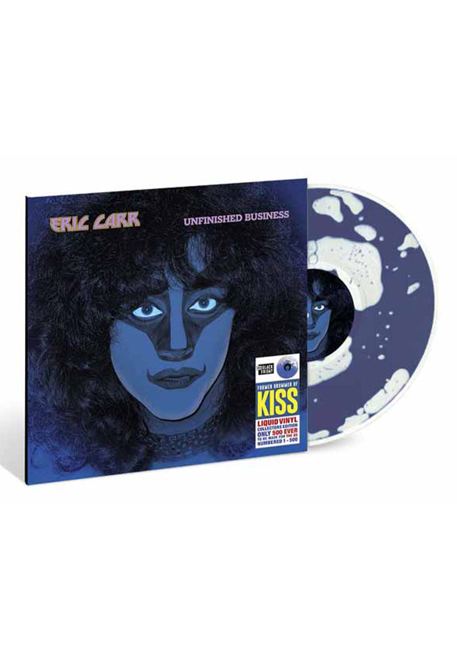 Eric Carr - Unfinished Business Ltd. Dark Blue - Liquid Vinyl | Neutral-Image