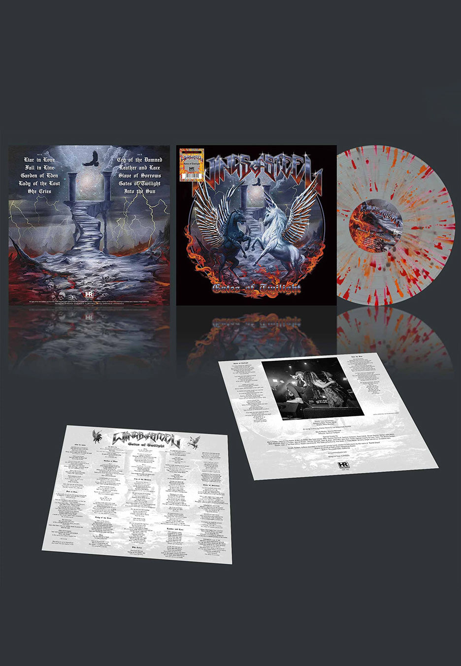 Wings Of Steel - Gates Of Twilight Ltd. Orange - Splattered Vinyl | Neutral-Image