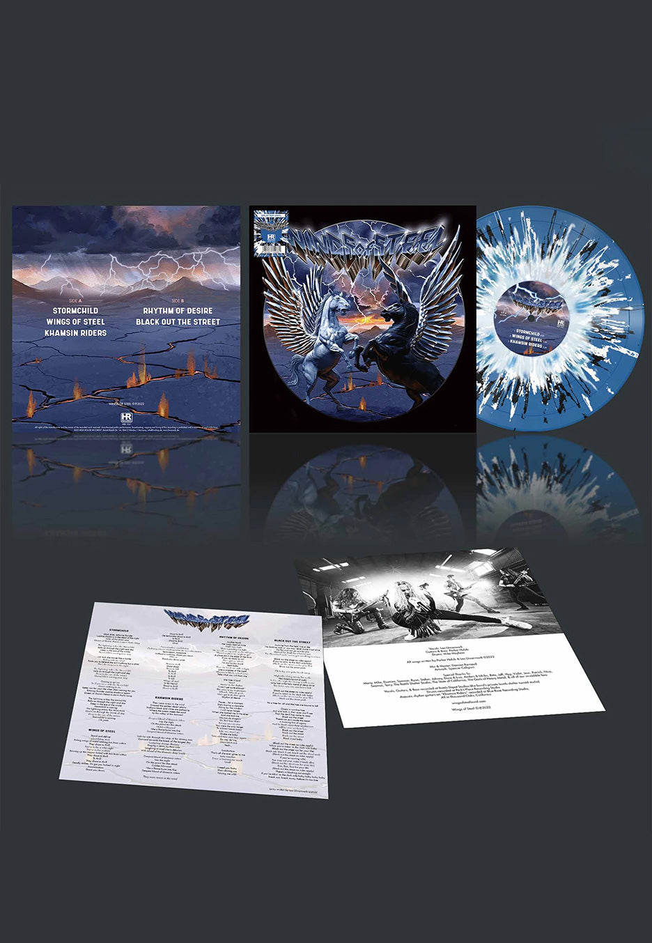 Wings Of Steel - Wings Of Steel Ltd. Blue Jay w/ Black/White - Splatte