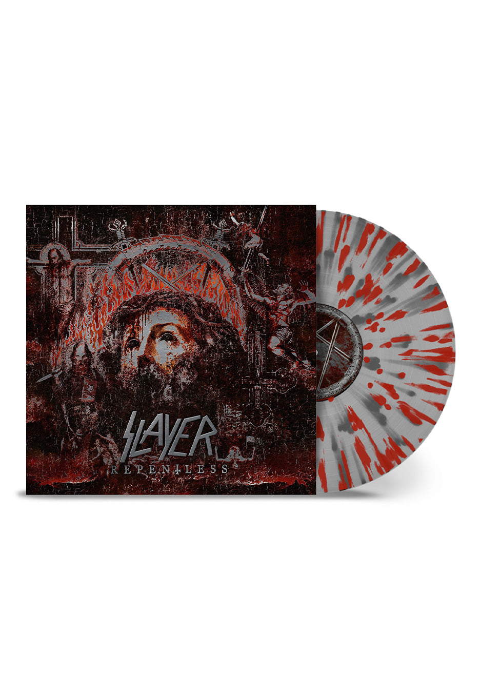 Slayer - Repentless Ltd. Clear/Silver/Red - Splattered Vinyl | Neutral-Image
