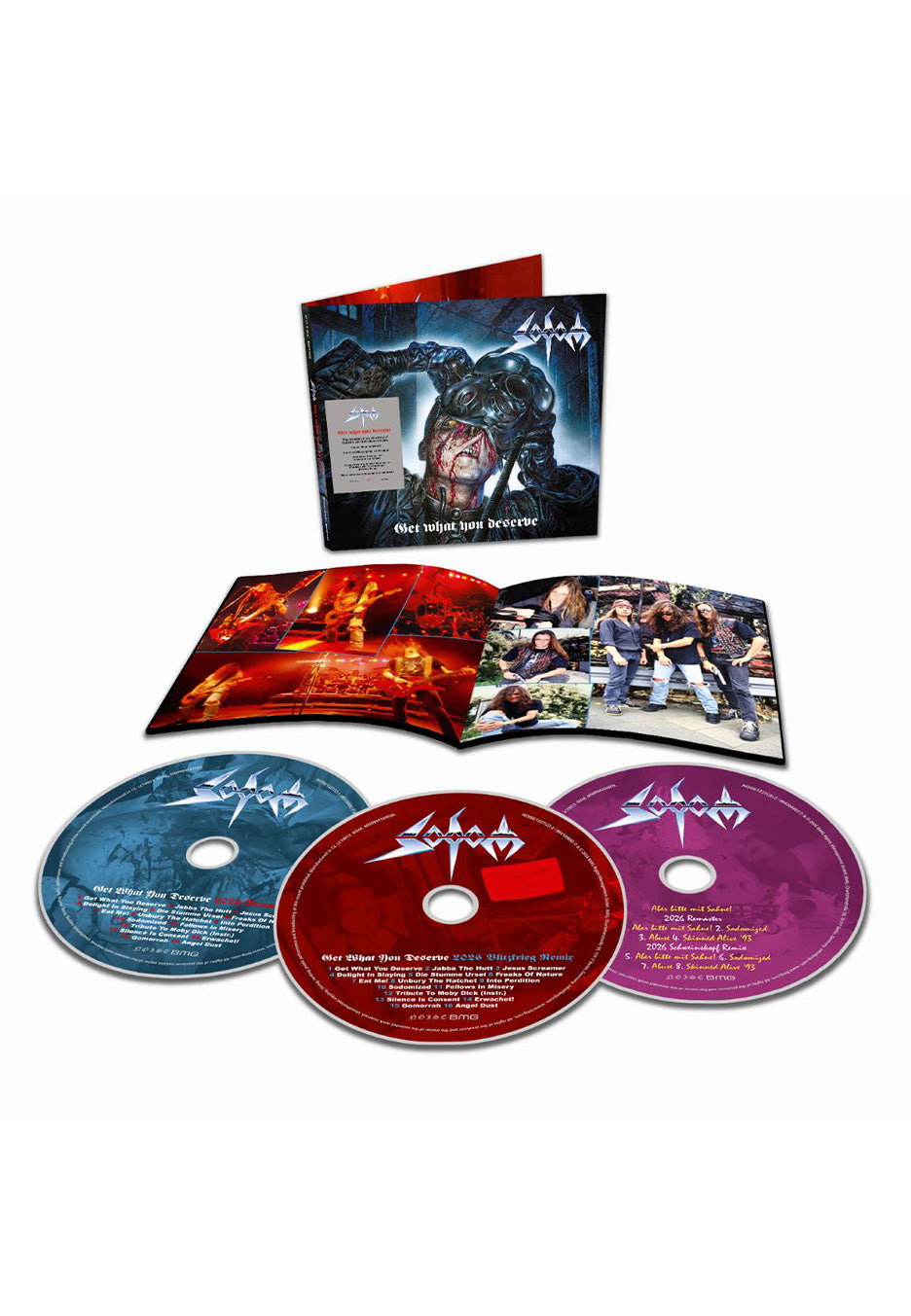 Sodom - Get What You Deserve - 3 CD | Neutral-Image