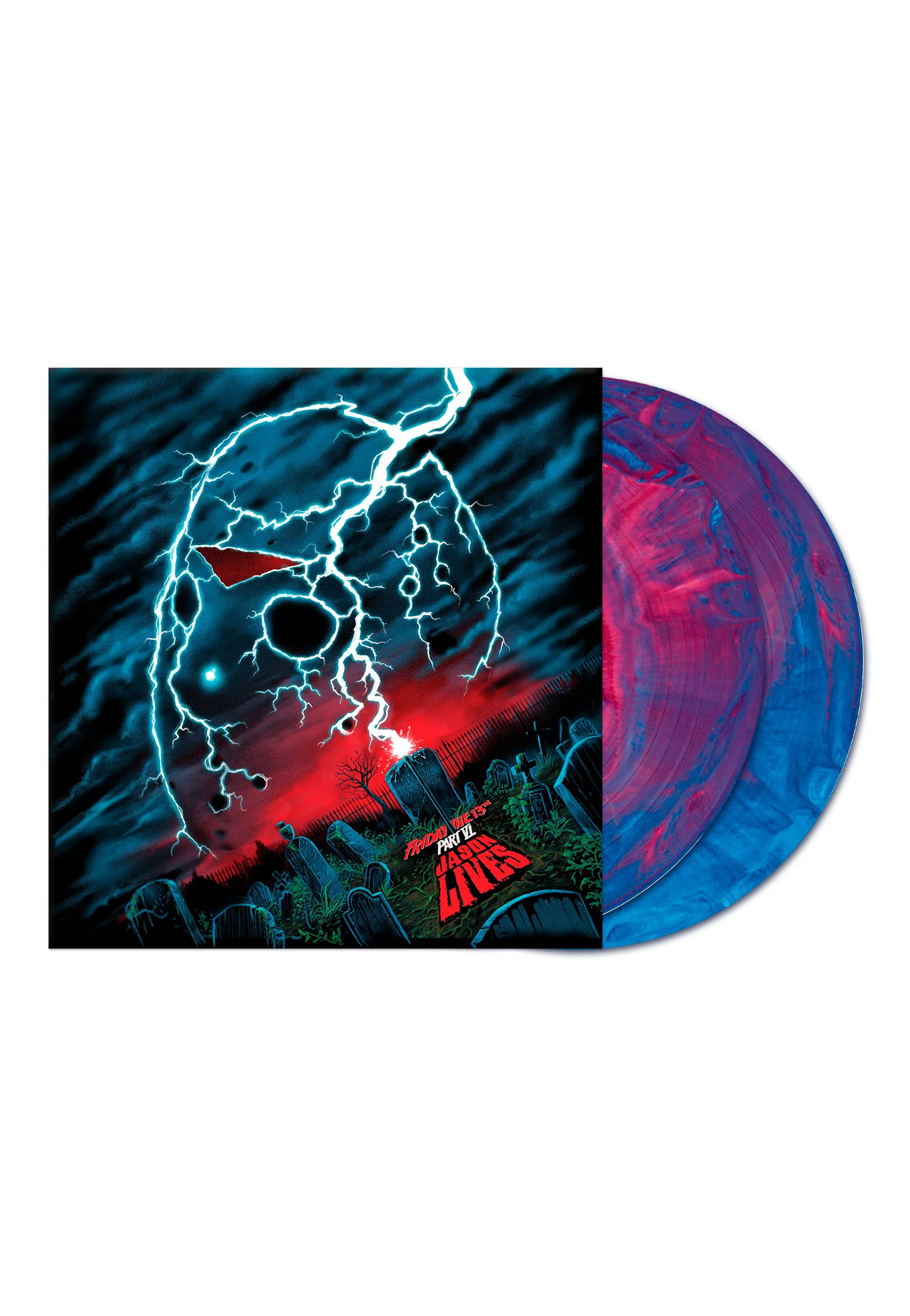 Friday The 13th - Friday The 13th Part VI: Jason Lives OST Ltd. Blue/Red - Colored 2 Vinyl | Neutral-Image