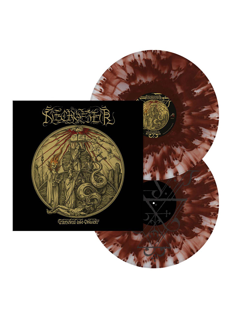 Necrofier - Transcend Into Oblivion Ltd. Cloudy Clear/Red - Marbled 2 Vinyl | Neutral-Image