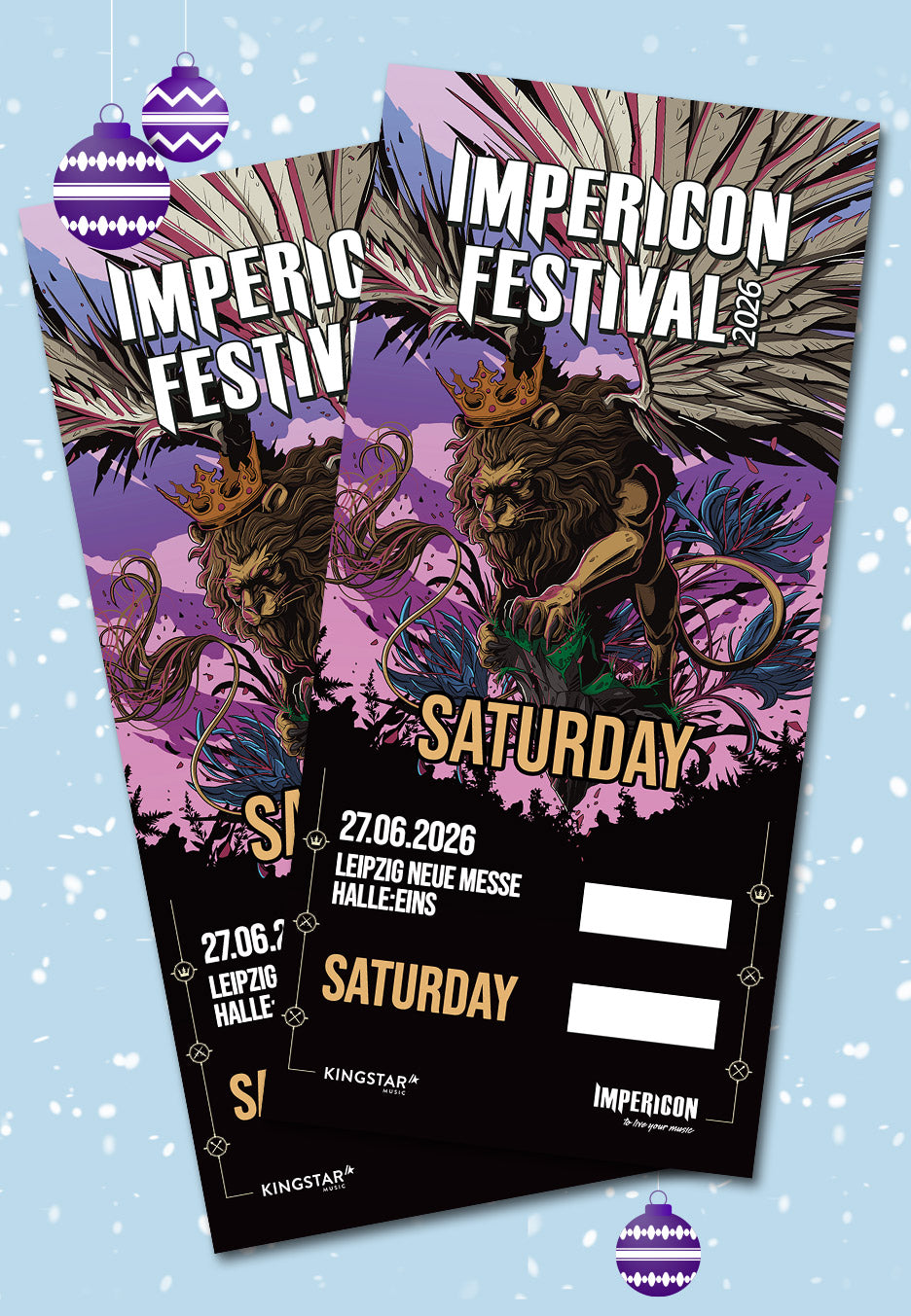 Impericon Festival Leipzig - 27.06.2026 XMAS Special - Saturday Ticket | Neutral-Image