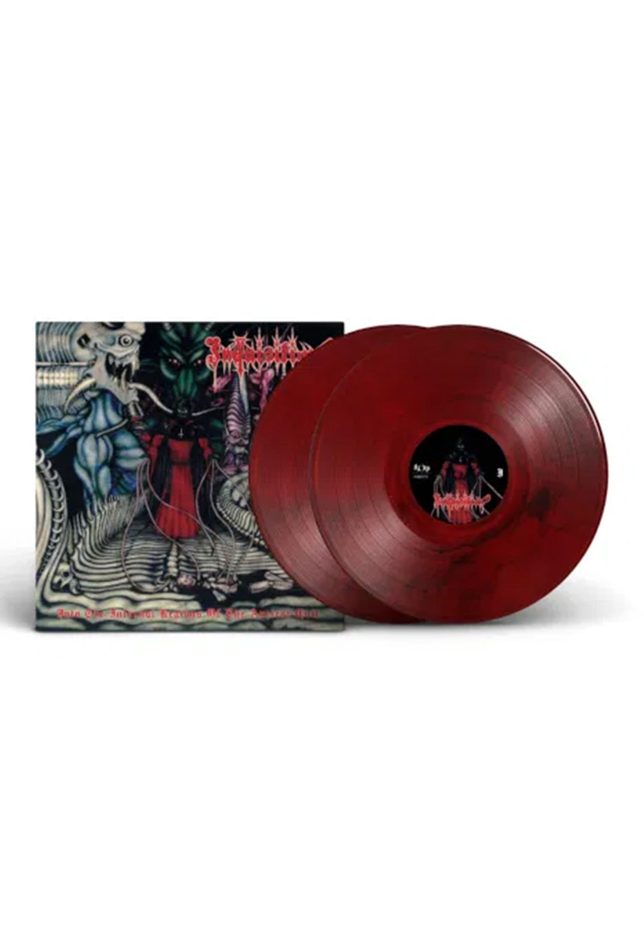 Inquisition - Into The Infernal Regions Of The Ancient Cult Ltd. Red - Marbled 2 Vinyl + Poster | Neutral-Image