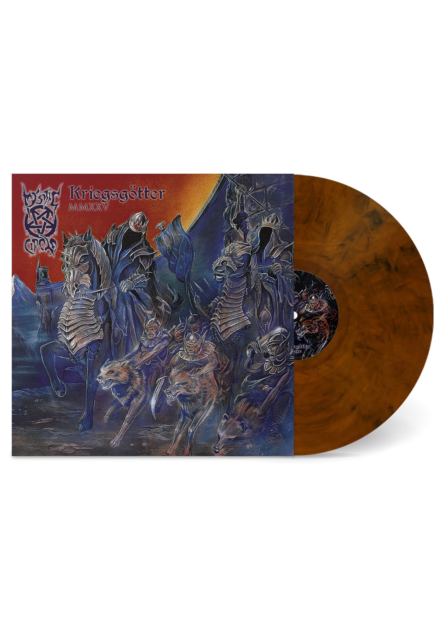 Mystic Circle - Kriegsgötter MMXXV Ltd. Dark Orange - Marbled Vinyl | Neutral-Image