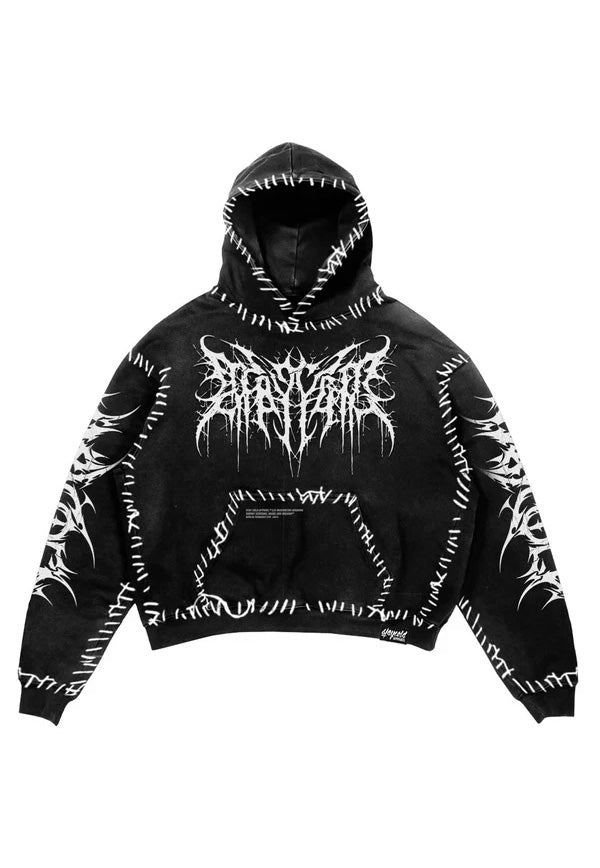 Stay Cold Apparel - Void Woven Oversized Black - Hoodie | Men-Image