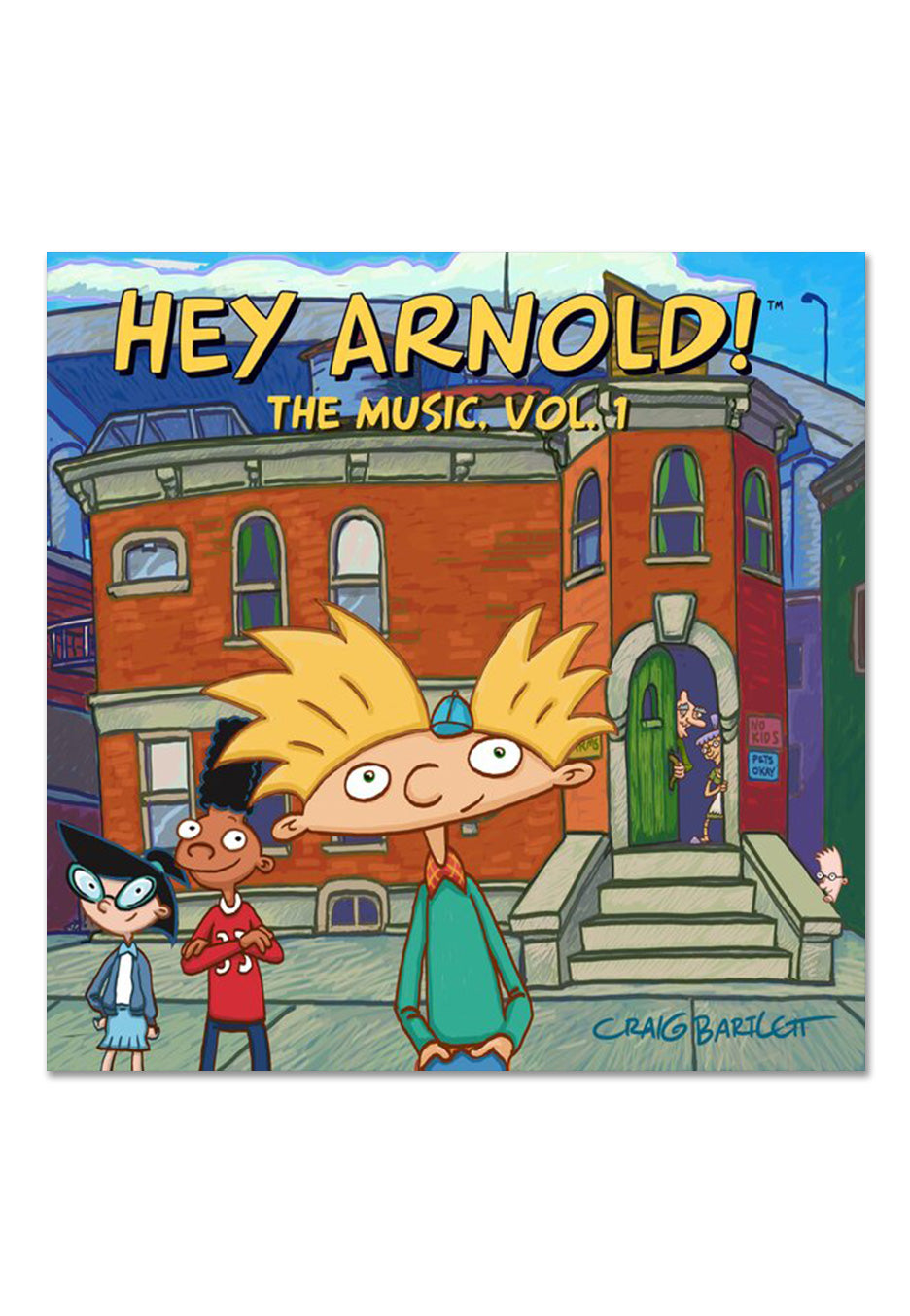 Hey Arnold - Hey Arnold! The Music, Vol.1 (Jim Lang) Ltd. Gold - Colored Vinyl | Neutral-Image