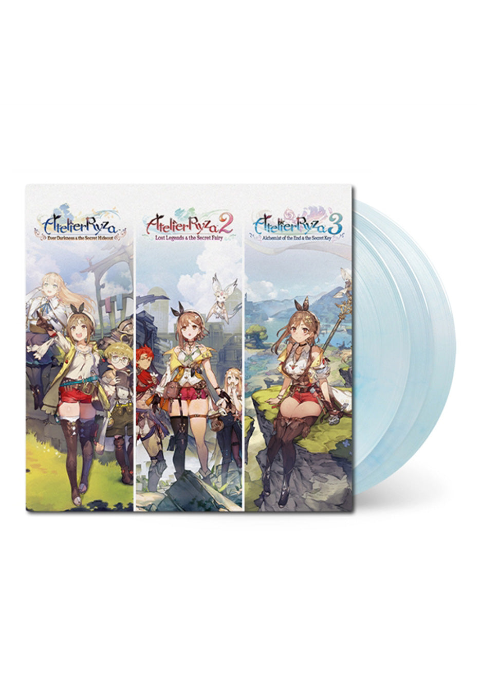 Atelier - Atelier Ryza Trilogy OST Ltd. Clear w/ Sky Blue - Marbled 3 Vinyl | Neutral-Image