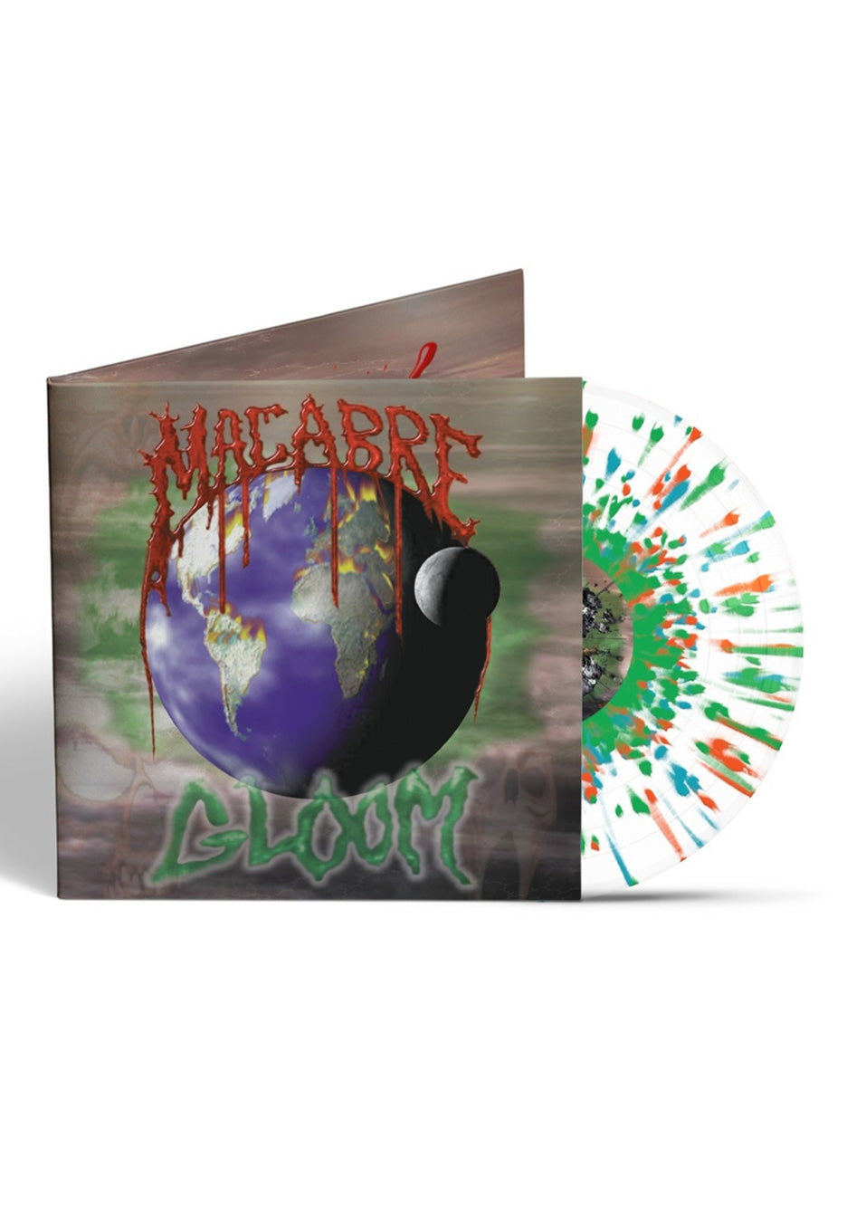 Macabre - Gloom Ltd. Transparent w/ Green/Blue/Orange - Splattered Vinyl | Neutral-Image