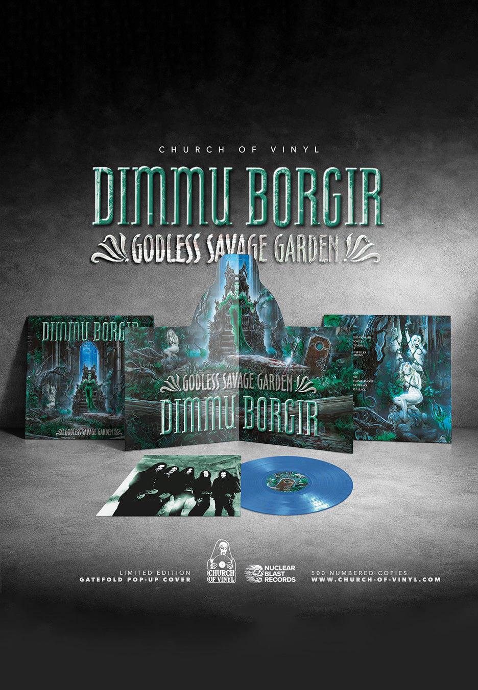 Dimmu Borgir - Godless Savage Garden Ltd. Blue - Colored PopUp Vinyl | Neutral-Image