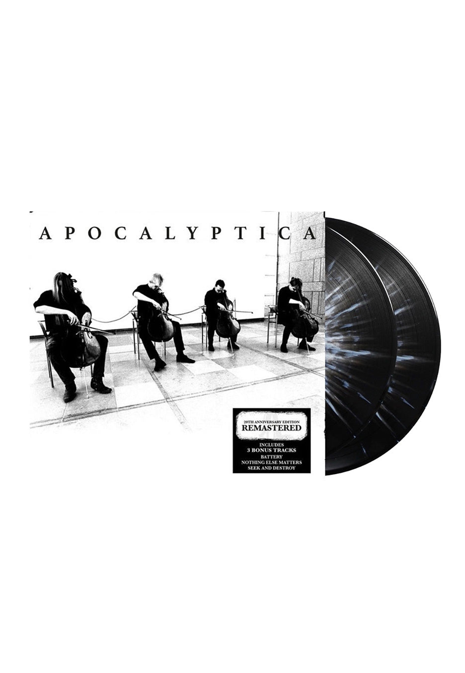Apocalyptica - Plays Metallica Ltd. Black w/ White - Splattered 2 Vinyl | Neutral-Image