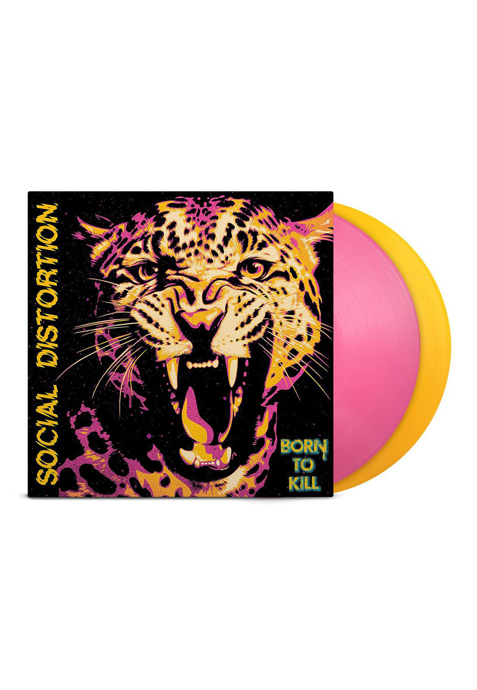 Social Distortion - Born To Kill Ltd. Pink & Yellow Indie Exclusive - Colored 2 Vinyl | Neutral-Image