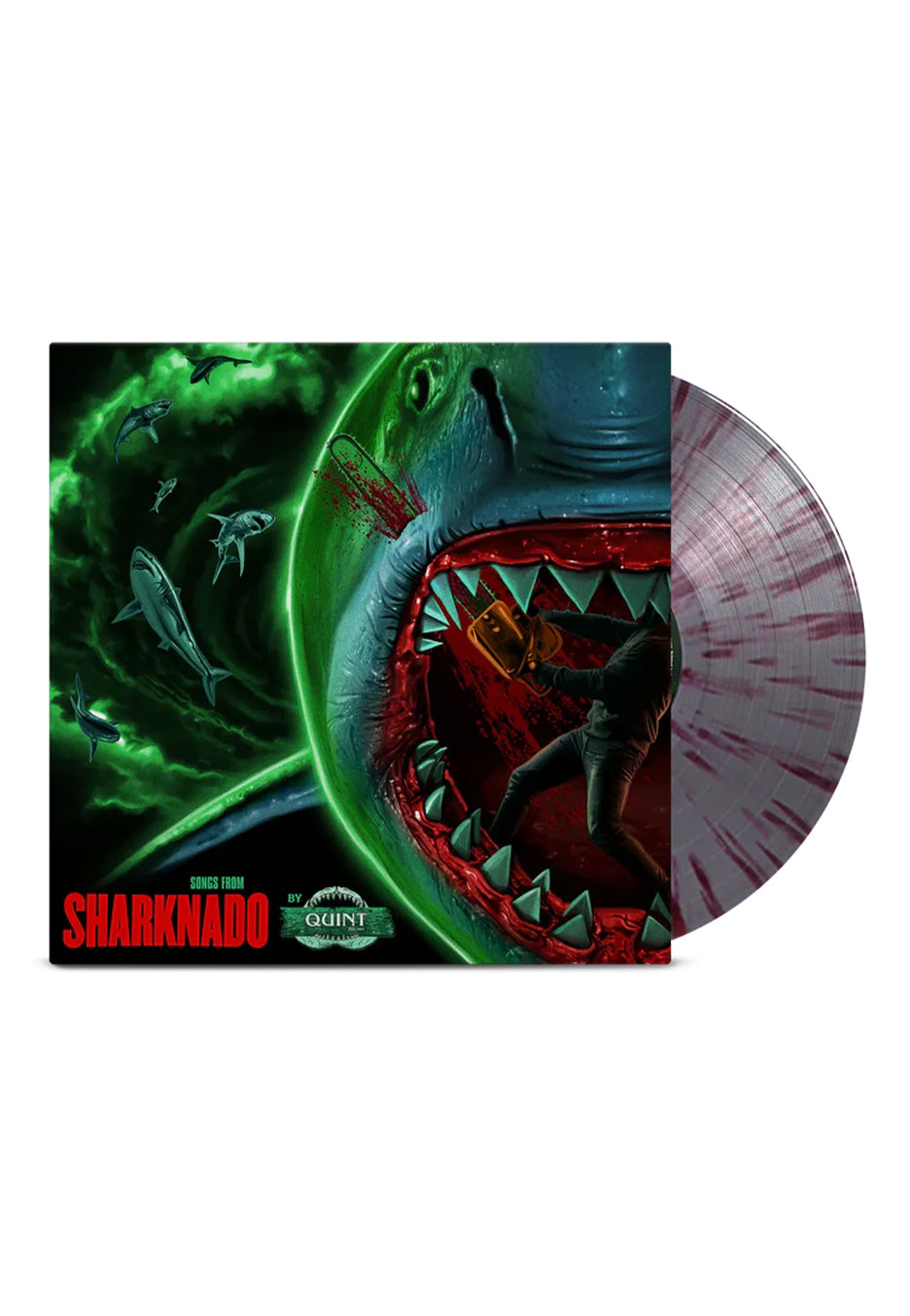 Sharknado - Songs From Sharknado (Anthony C. Ferrante) Ltd. Chainsaw w/ Blood - Colored Vinyl | Neutral-Image