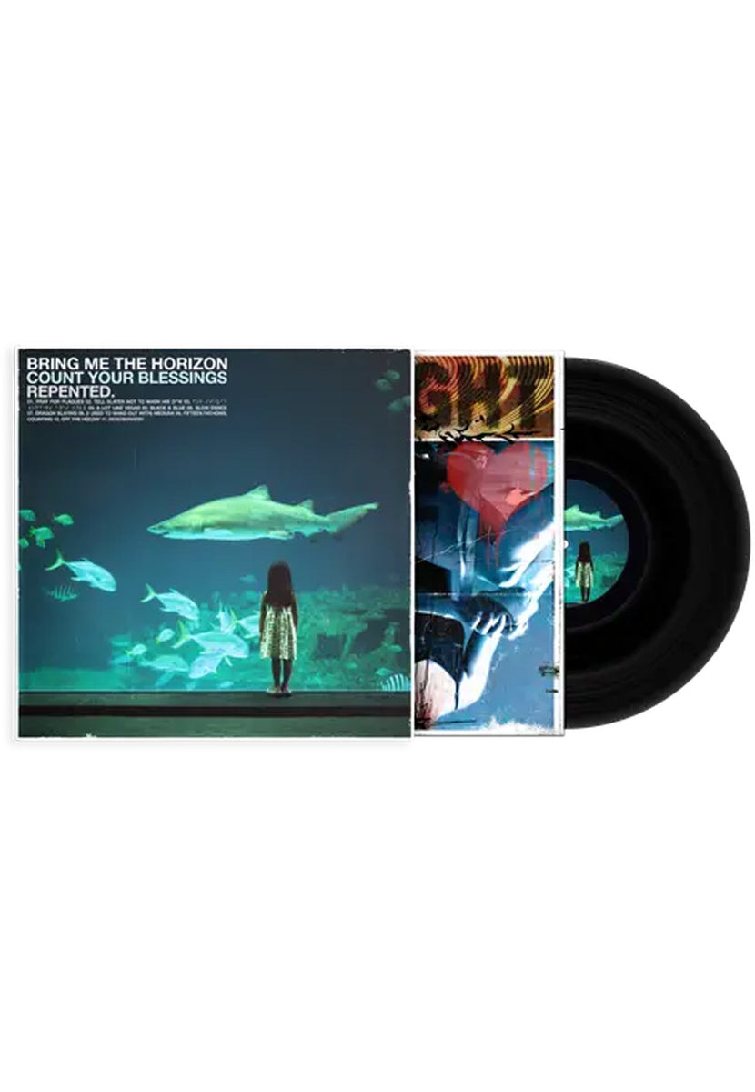 UK盤 Bring Me the Horizion レコード Vinyl LP Bring Me The Horizon - Count Your Blessings | Repented - Vinilo