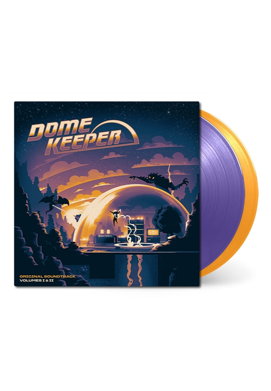 Dome Keeper - Dome Keeper OST (Cameron Paxton) Ltd. Purple & Orange - Colored 2 Vinyl | Neutral-Image