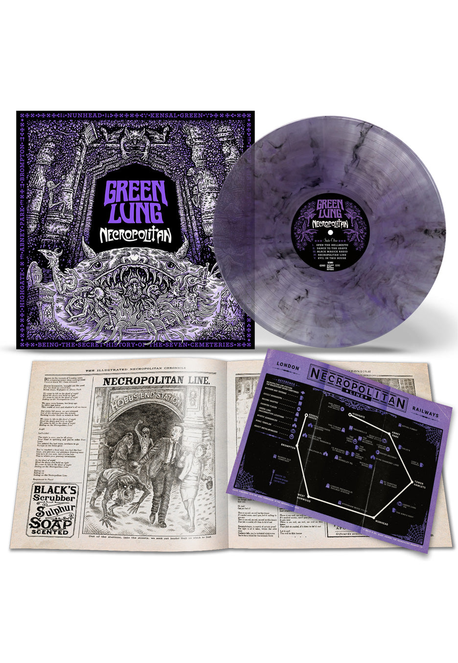 Green Lung - Necropolitan Ltd. Purple Smoke - Colored Vinyl | Neutral-Image
