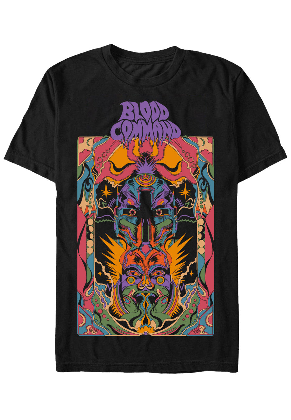 Blood Command - Facemelter - T-Shirt | Neutral-Image